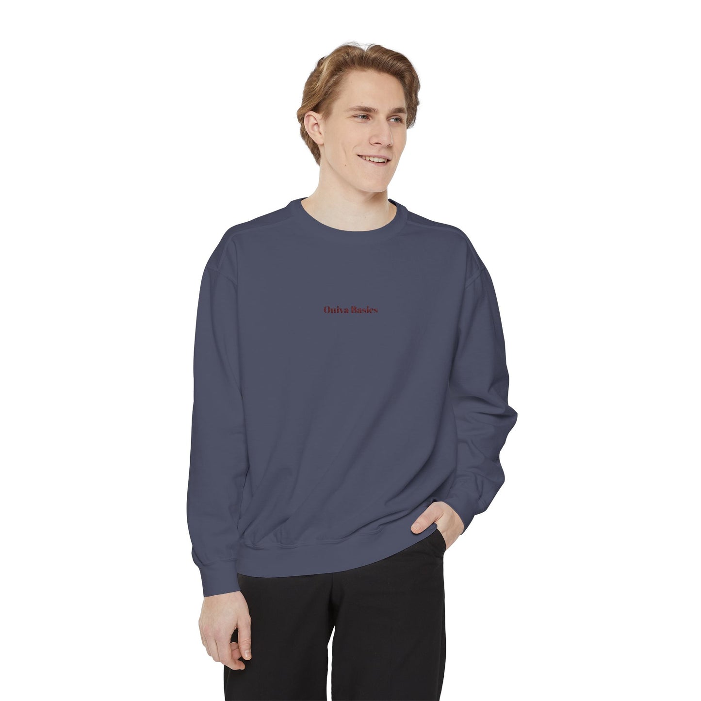 Sweatshirt unisex - Oniva Basics (brodyr) fler färger